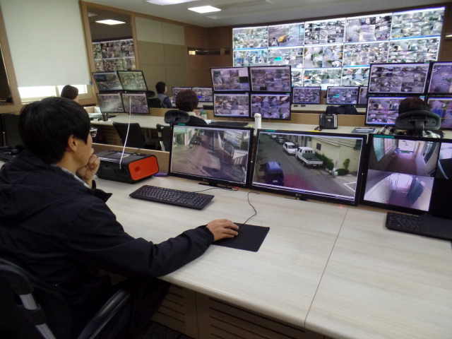 ▲ 영주시 CCTV 통합관제센터