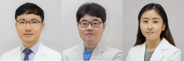 ▲ 왼쪽부터 이동원·김균무·김지원 교수.