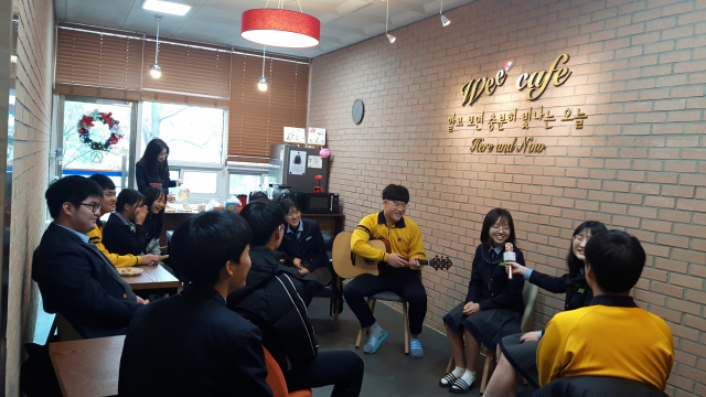 ▲ 영신고등학교의 Wee cafe 모습