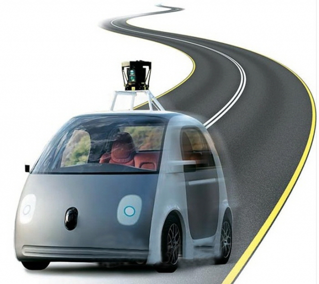 ▲ 미국 구글은 2009년부터 일반 차량을 개조해 무인 주행 자동차를 개발하고 시험 주행을 해왔다. 이 자동차는 비디오 카메라, 방향표시기, 인공지능, 위성위치정보시스템(GPS) 등을 기반으로 작동한다.