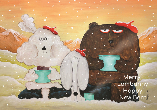 ▲ Merry Lambunny Happy New Berr