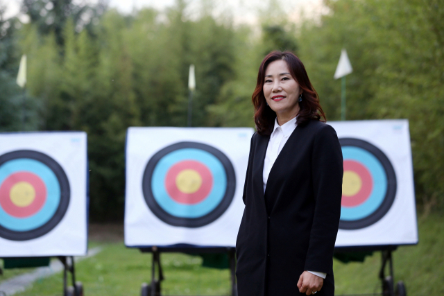 ▲ 국가대표 여자 양궁 류수정(계명대 양궁부 감독) 감독은 한국 여자 대표팀을 이끌고 2020년 도쿄올림픽 전 종목 석권을 노린다.