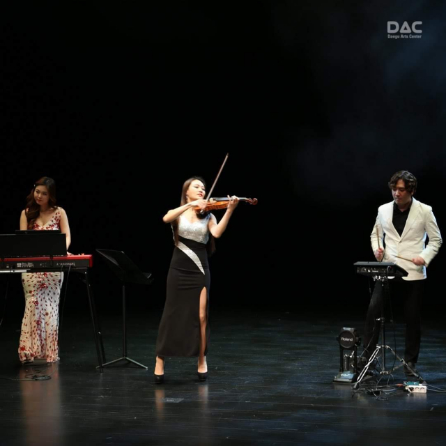 ▲ 대구문화예술회관 온라인 콘서트 'DAC on live'에서 'sp arte'가 공연하는 장면