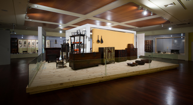 ▲ 대구대 중앙박물관 3층에는 목양 박성삼의 작품과 유품, 수집품을 소장한 ‘현대 목칠공예전시관’이 들어와 있다.