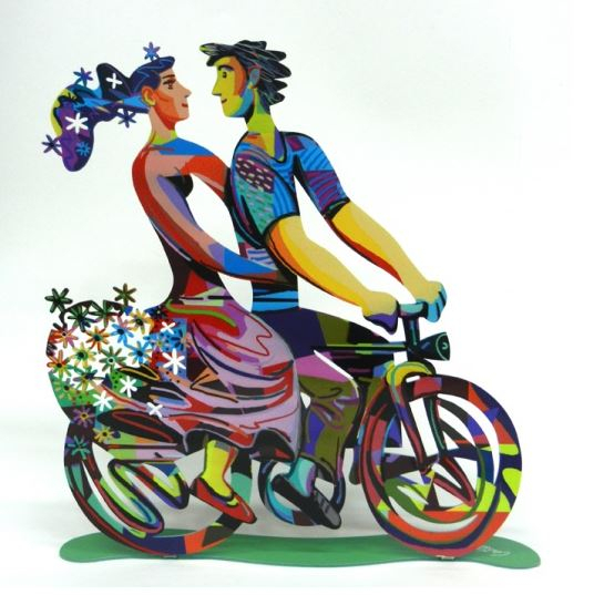 ▲ 데이비드 걸스타인의 Bicycle Rider시리즈 중 하나로 봄의 기운이 물씬 느껴지는 'Spring Ride'