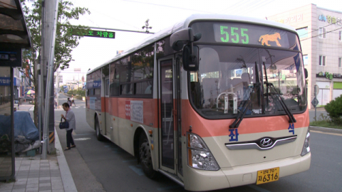 ▲ 영천시가 7월1일부터 555번 시내버스 일부 노선을 개편한다.