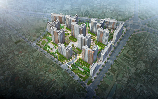 ▲ GS건설 8월28일 견본주택을 공개하고 본격적인 분양을 시작하는 ‘서대구센트럴자이’의 조감도.