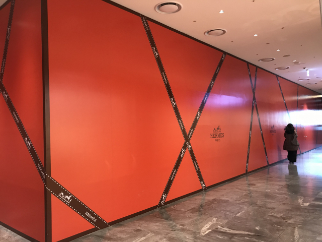 ▲ 신세계백화점 대구점 5층에 4일 신규 오픈하는 에르메스 매장.