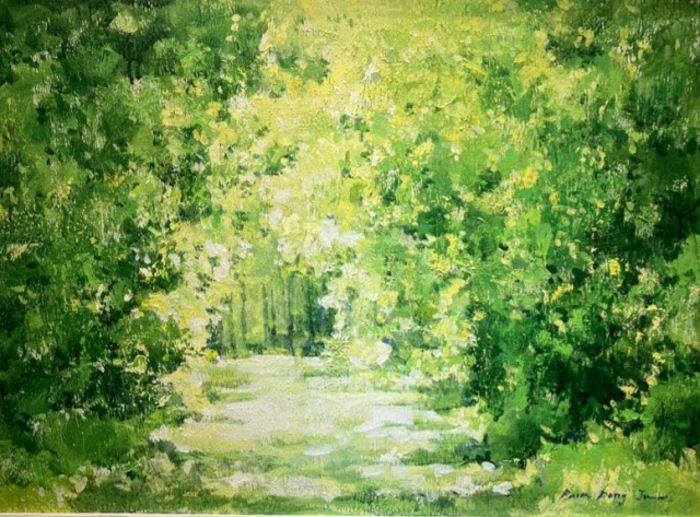 ▲ 박동조, landscape2, Acrylic on Canvas, 65.2x91.0cm, 2020