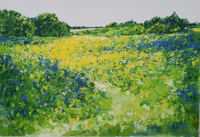▲ 박동조, landscape, Acrylic on Canvas, 112.0x162.0cm, 2021