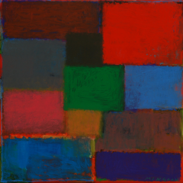 ▲ 장민숙. space blue Oil on Canvas 162x80 2020