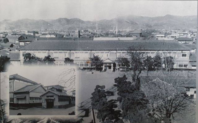 ▲ 1954년 건물 인수 당시 일본 본정소학교 전경