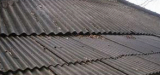 ▲ 석면 슬레이트 지붕