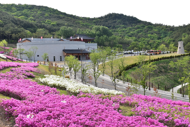 ▲ 경주 화랑마을이 봄맞이 이벤트를 전개한다. 사진은 화랑마을 전경.