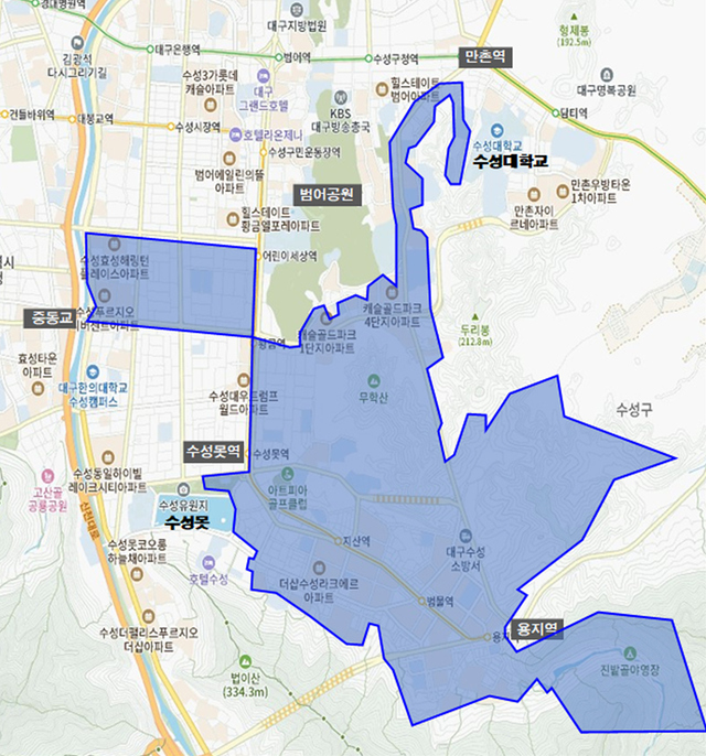 대구 수성구 일부지역 흐린 물 나와요 - 대구일보